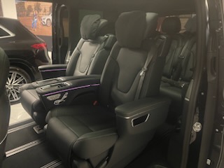 Mercedes V-Class Executive interior — lounge style wedding car Melbourne